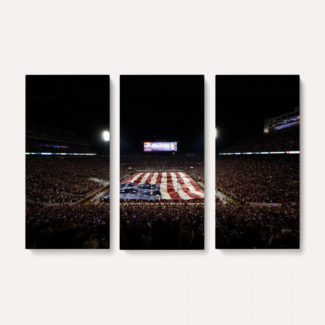 Oklahoma Memorial Stadium Wall Art Canvas Print, Oklahoma