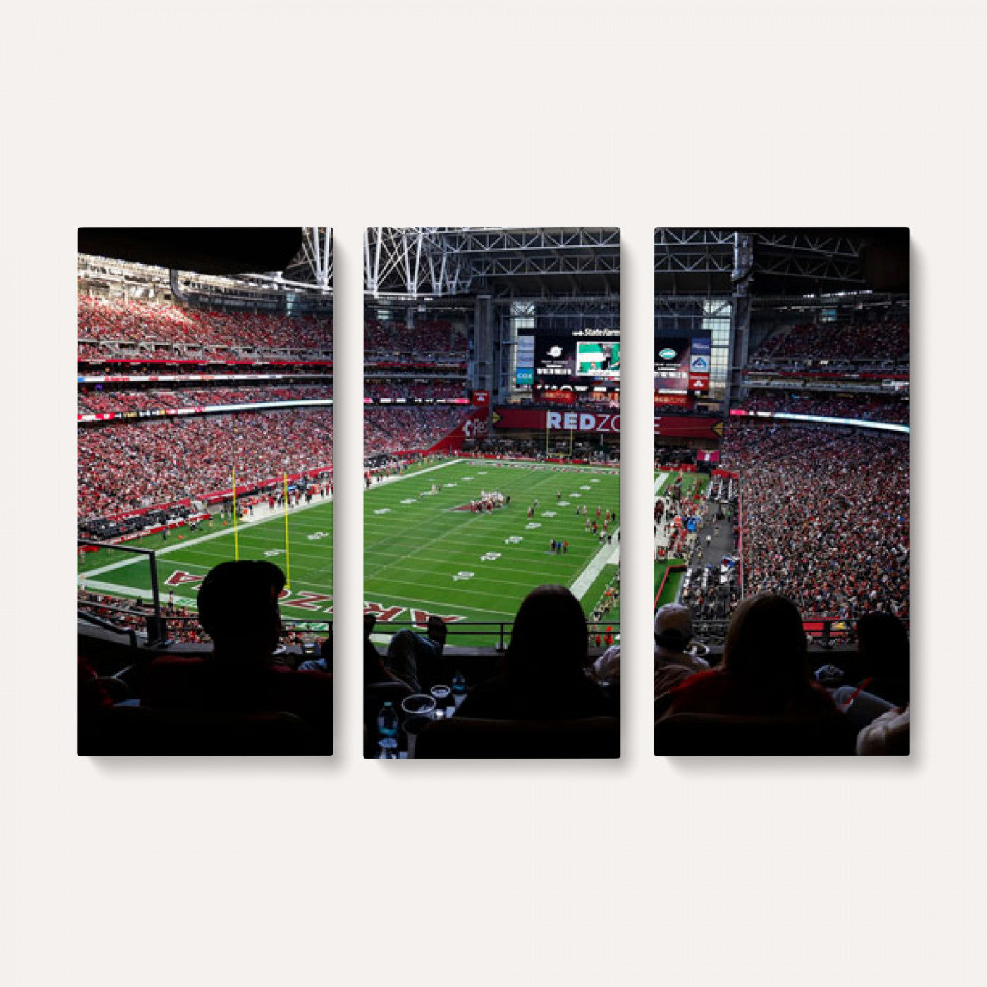 84196298-MGV-CV-36X24 - State Farm Stadium Canvas Wall Art, Arizona Cardinals Football Stadium Print, Glendale NFL Arena Photography Artwork
