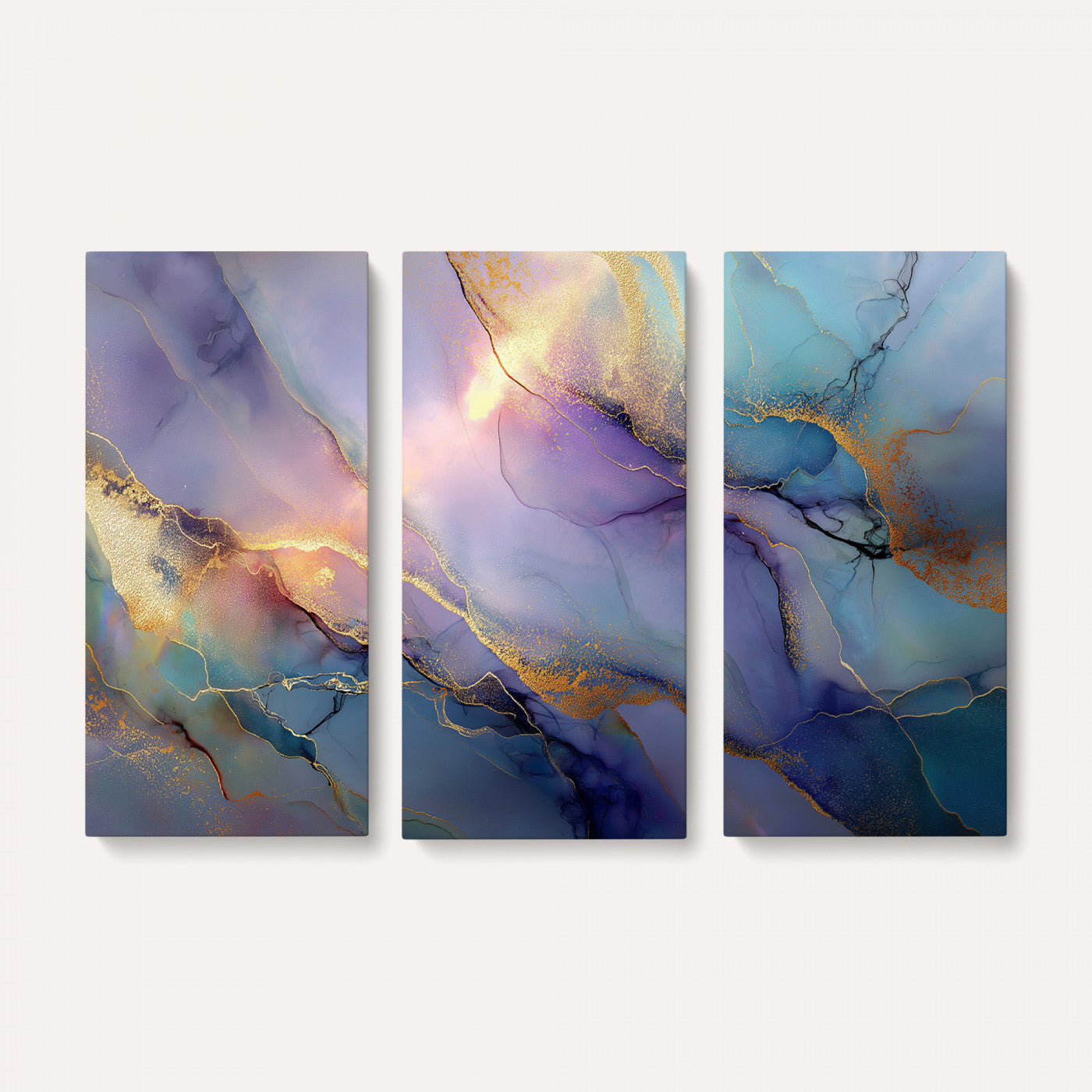 50939878-MGV-CV-36X24 - Colorful Abstract Canvas Wall Art Print, Vibrant Popup Color Art Print