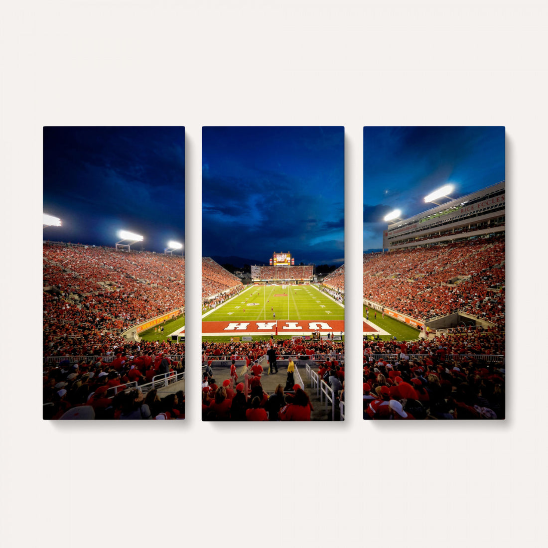 Rice-Eccles Stadium Wall Art Canvas Print - Utah Salt Lake City