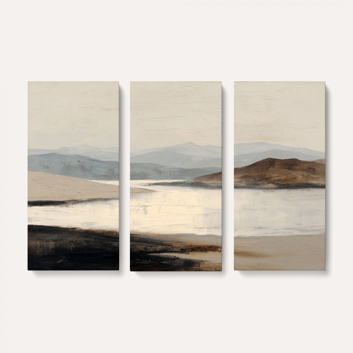 36873679-MGV-CV-36X24 - Modern Abstract Landscape Canvas Wall Art, Minimalist Nature Printing