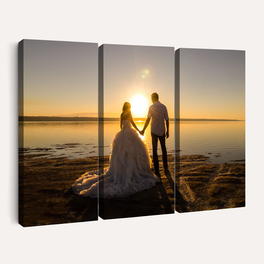Create Your Own 3 Piece Photo Canvas, Personalized Triptych Wall Art