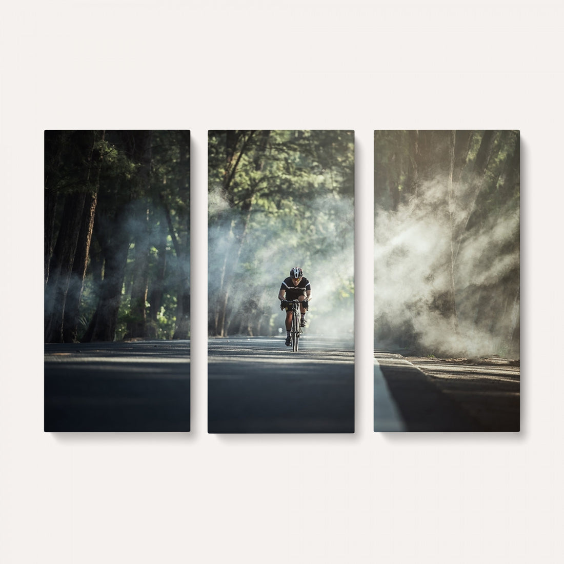Cycling Road Bike in the Morning, Cycling Road Bike Canvas Print