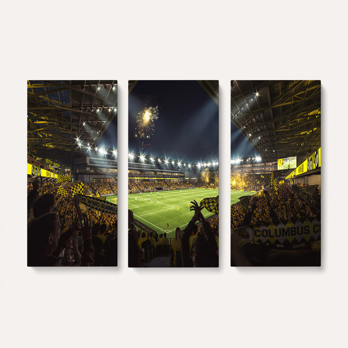 51122-MGV-CV-36X24 - Columbus Crew Soccer Team Print - Columbus Crew Stadium Wall Art Canvas Print