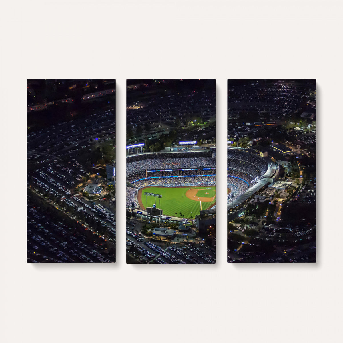 20932-MGV-CV-36X24 - Los Angeles Dodgers Dodger Stadium Wall Art Canvas Print