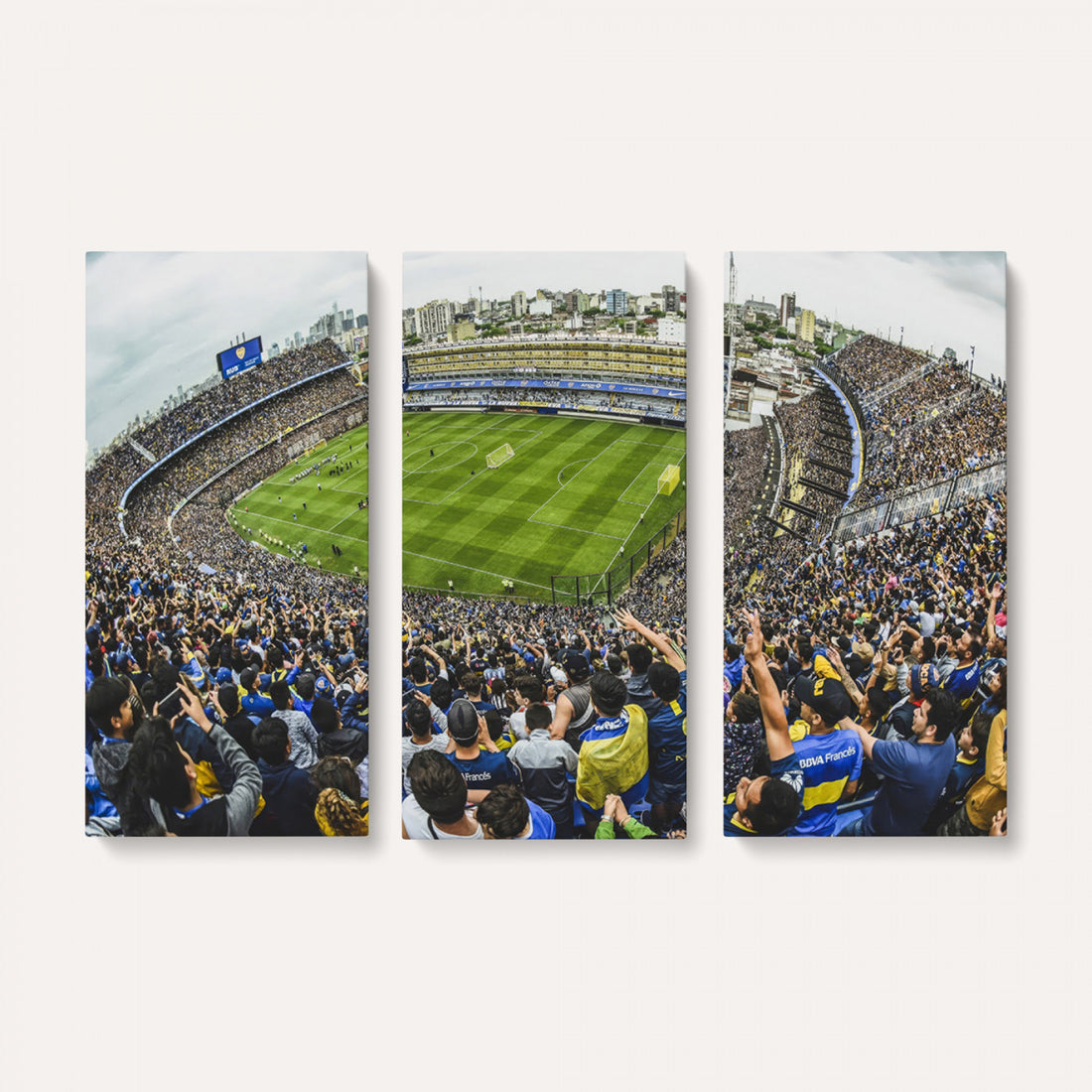 Boca Juniors Soccer Team Print Wall Art, Buenos Aires Bombonera Stadium