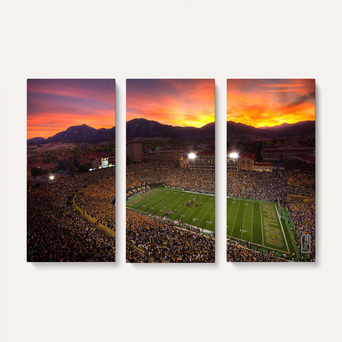 Folsom Field, University of Colorado Buffaloes Football, Extra Large Game Room Wall Decor