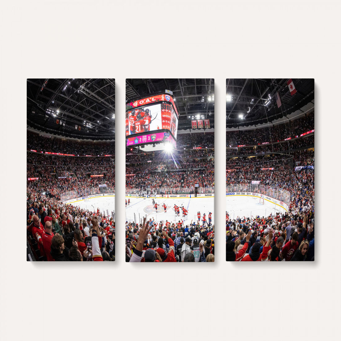 Amerant Bank Arena Wall Art Canvas Print, Hockey Arena