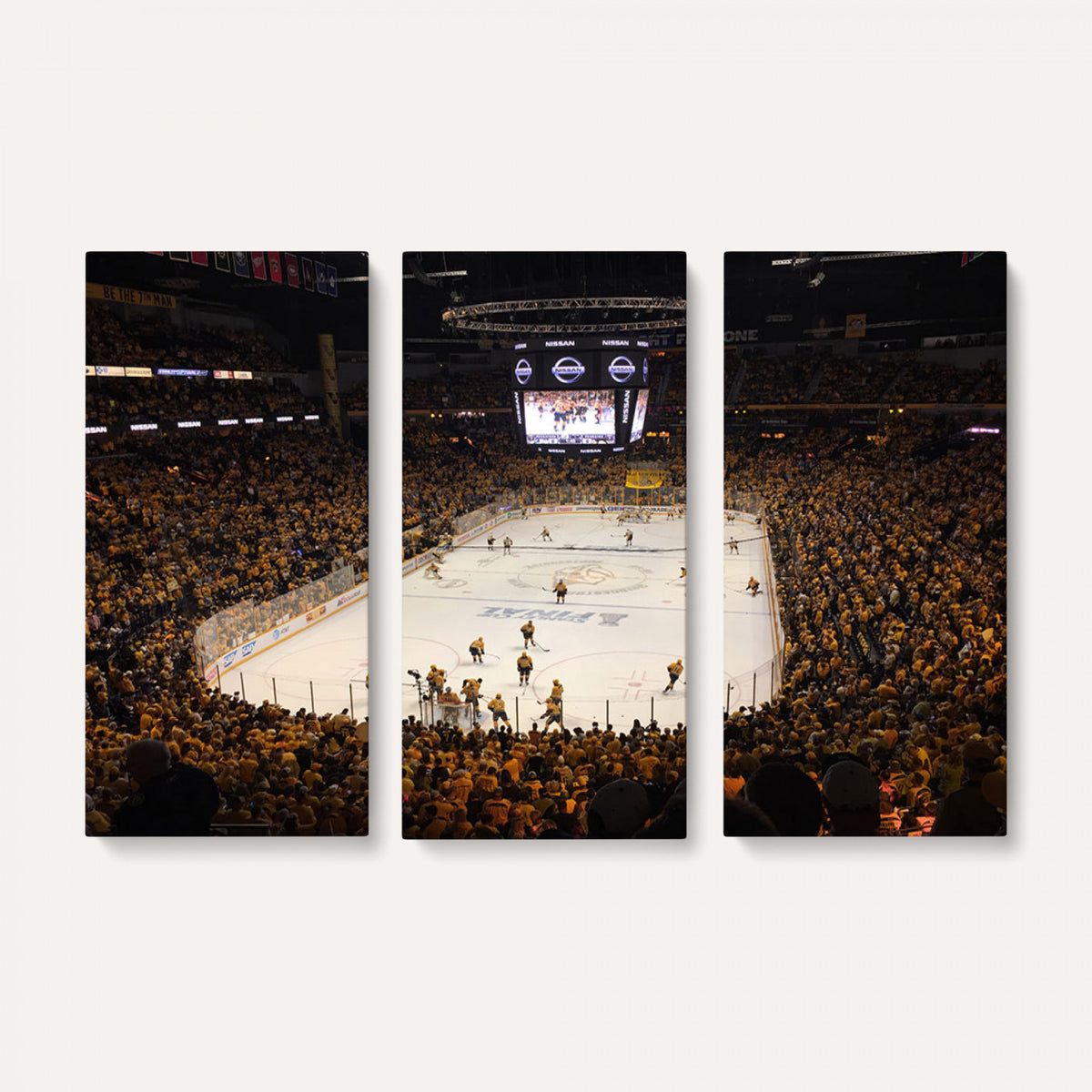 99407-MGV-CV-36X24 - Bridgestone Arena - Nashville Predators Hockey Team Print - Nashville Wall Art Canvas Print