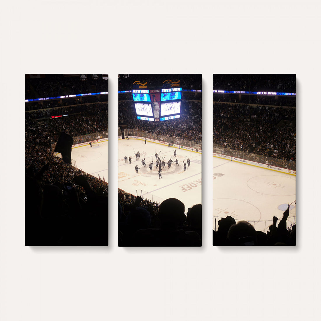 Canada Life Centre Wall Art, Winnipeg Jets Hockey Team
