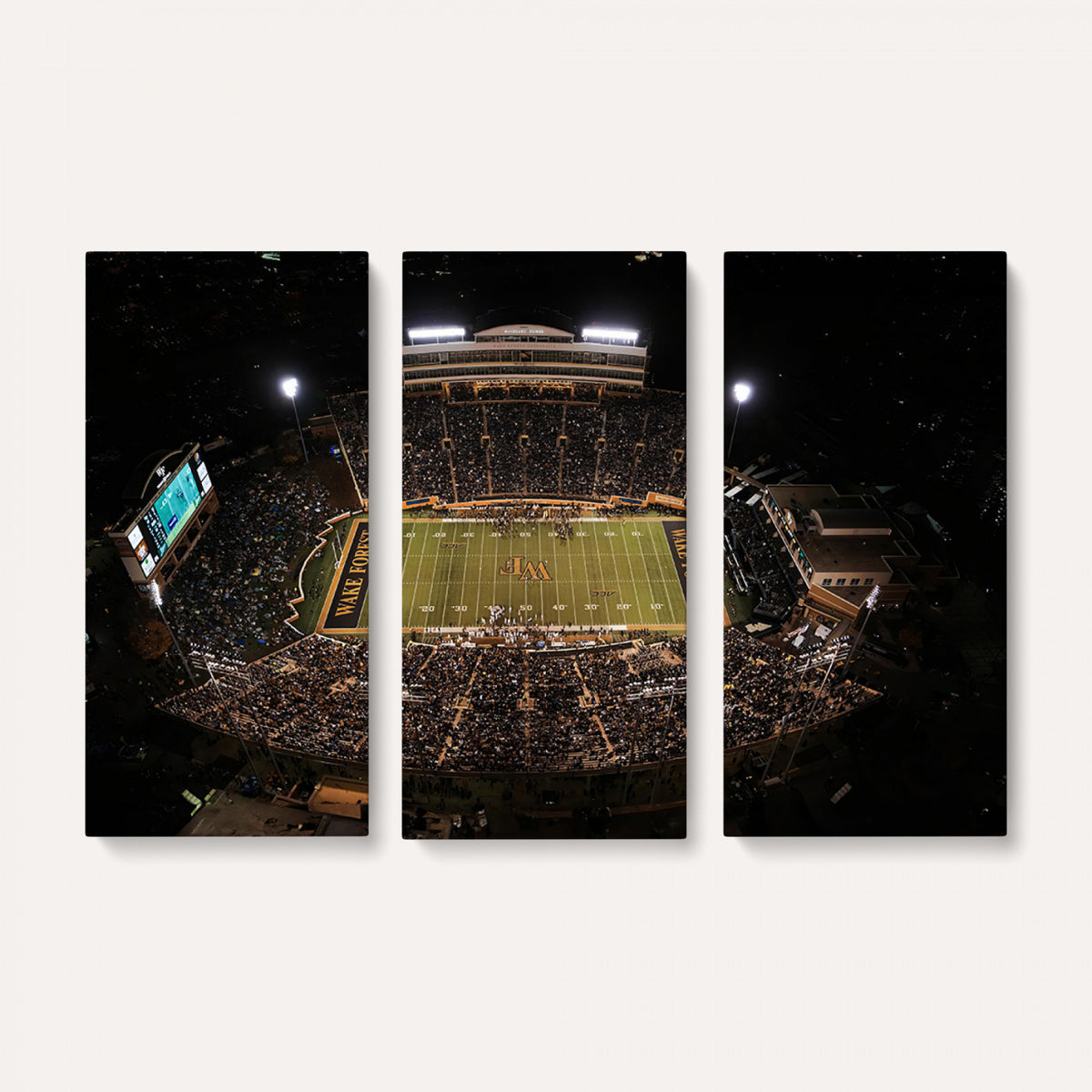 20605-MGV-CV-36X24 - Wake Forest University Demon Deacons Canvas Print, Football Team Wall Art