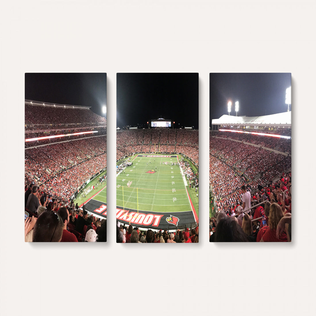 University of Louisville Cardinals Football Team Print, Framed and Ready to Hang