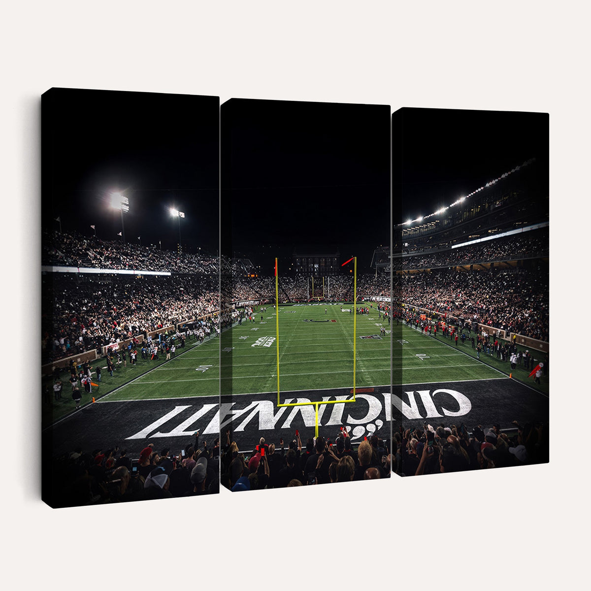 28212-MGV-CV-24X16 - Cincinnati Bearcats Football Team Print, Nippert Stadium
