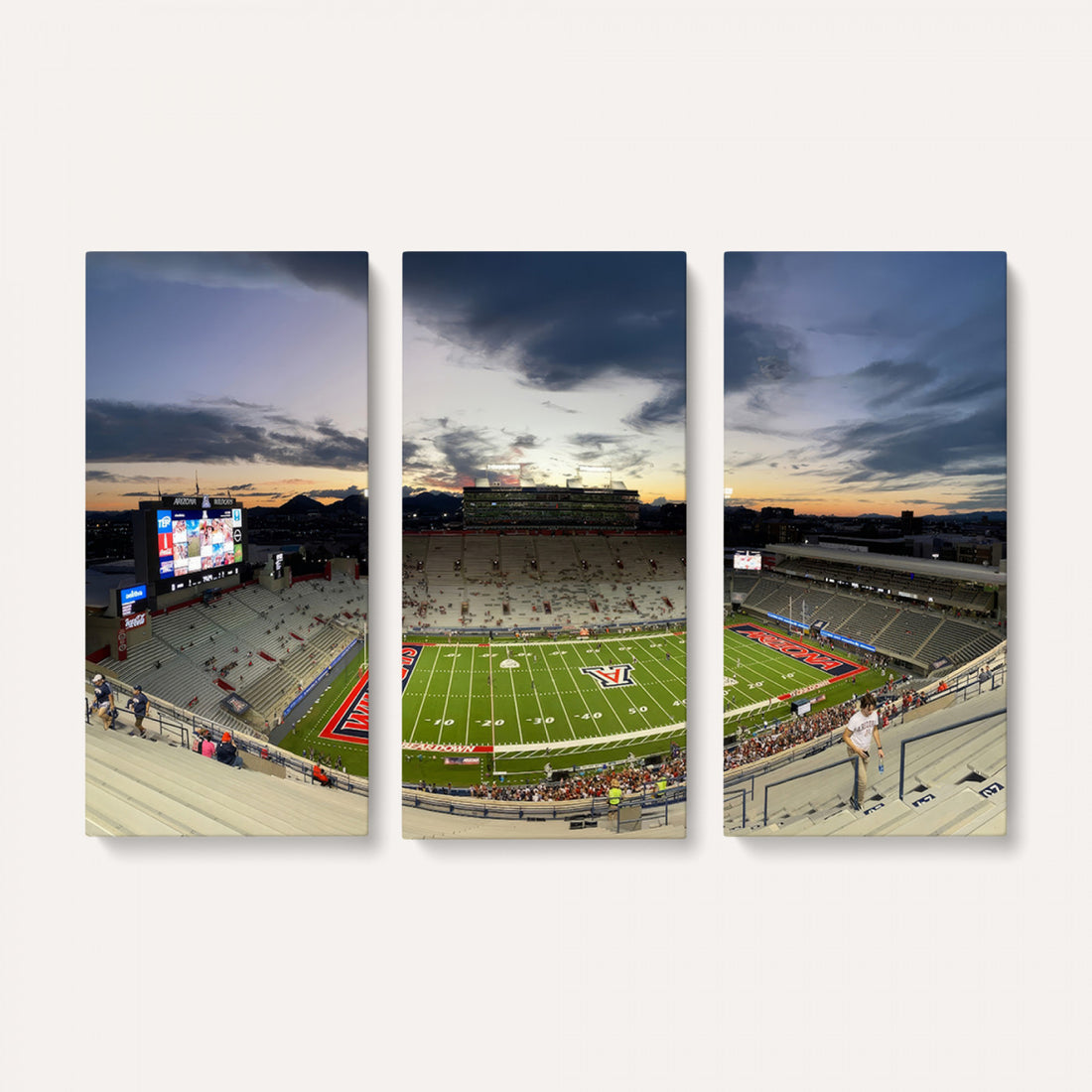 Arizona Wildcats Football Team Print, Tucson Arizona