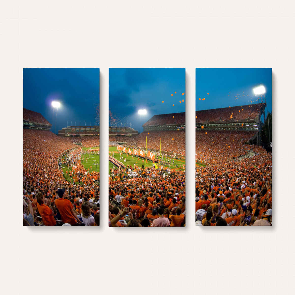 26196-MGV-CV-36X24 - Clemson University Tigers Football Team Print, Clemson