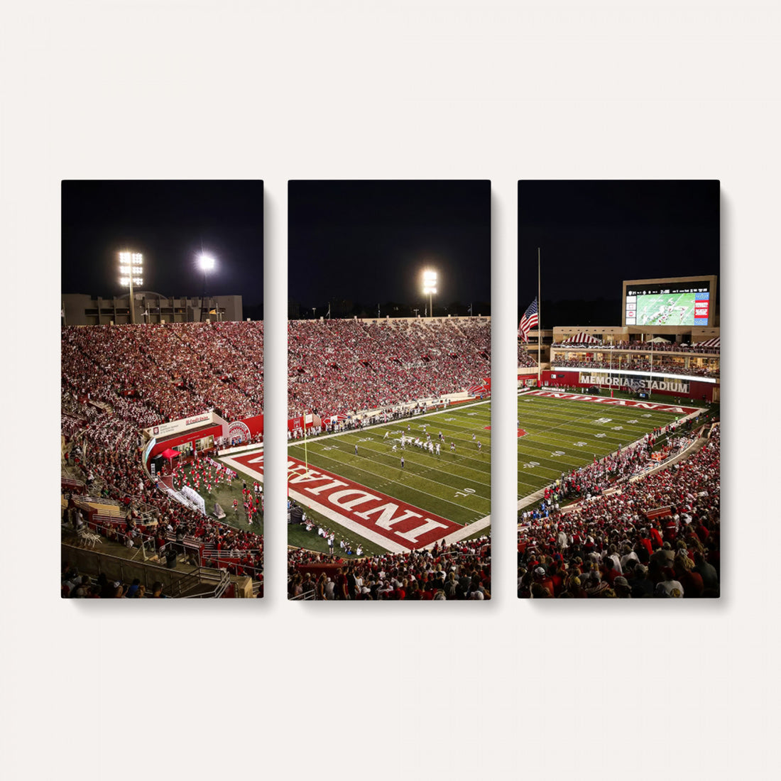 Indiana University Hoosiers Football Team Print Canvas