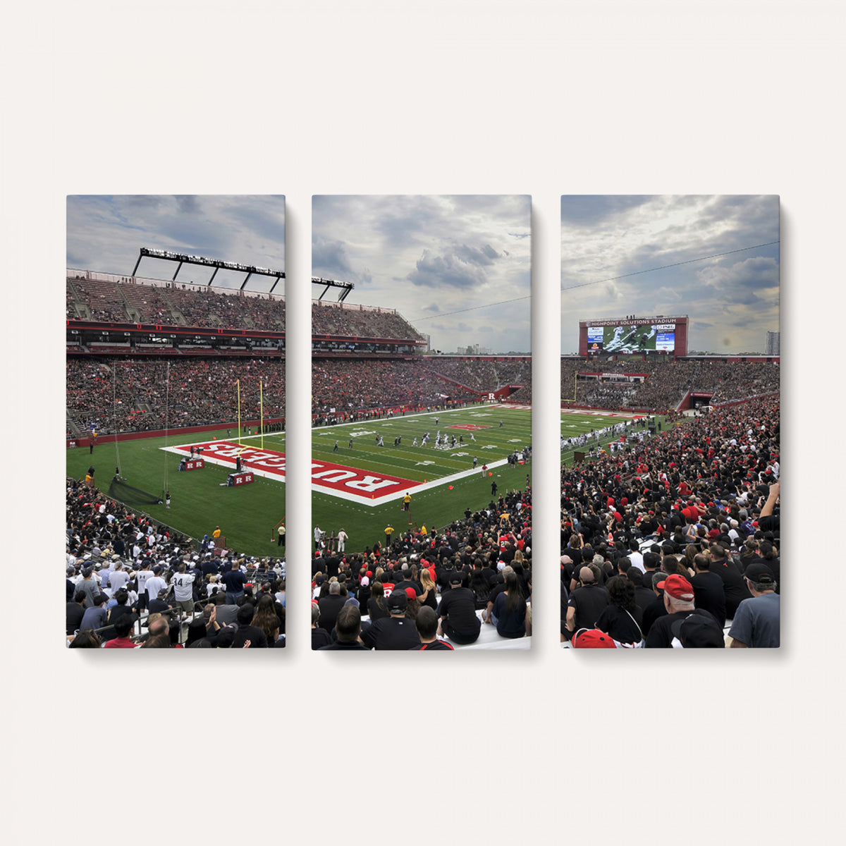 66777-MGV-CV-36X24 - Rutgers Scarlet Knights Football Team Print, SHI Stadium