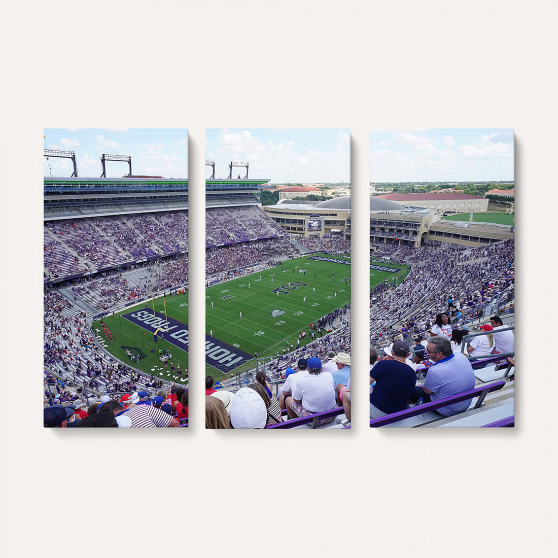 The Texas Christian University TCU Horned Frogs Football Team Print, Fort Worth