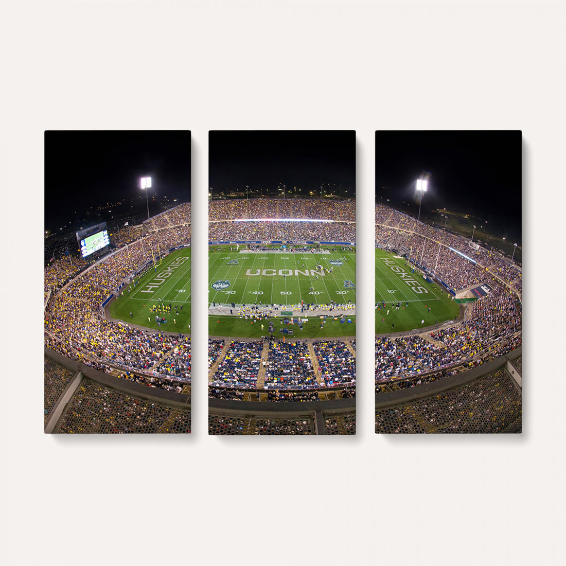 The University of Connecticut UCONN Huskies Football Team Print, East Hartford