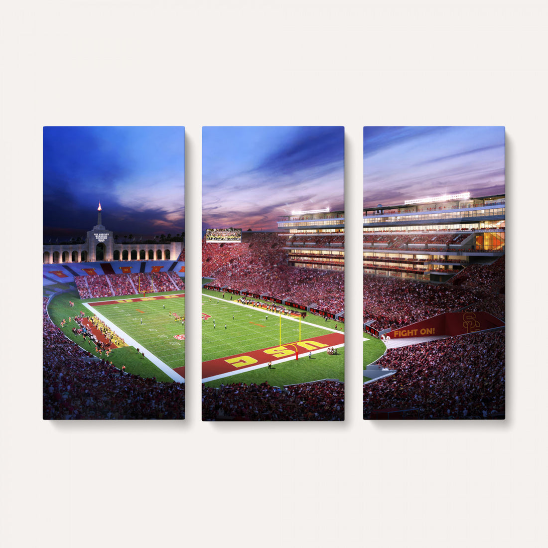 The University of Southern California USC Trojans Football Team Print, Framed and Ready to Hang