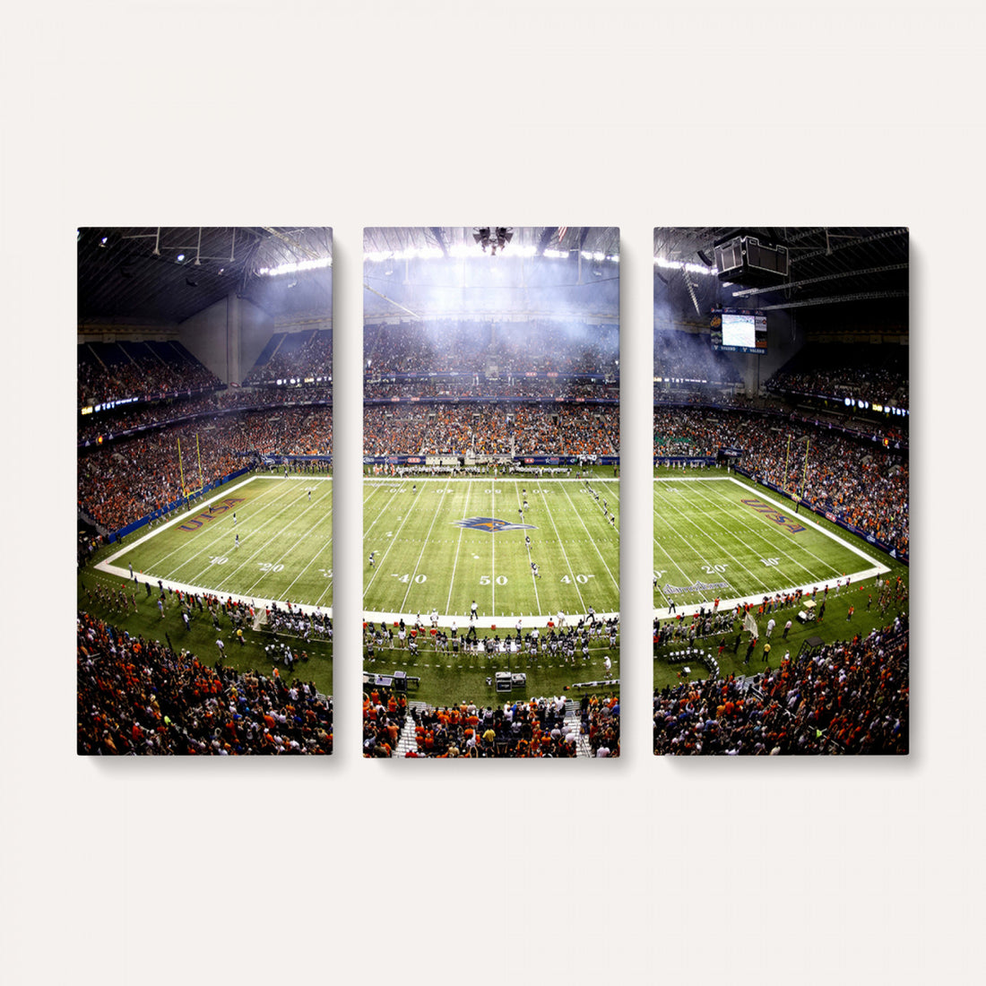 The University of Texas at San Antonio Roadrunners Football Team Print, Framed and Ready to Hang