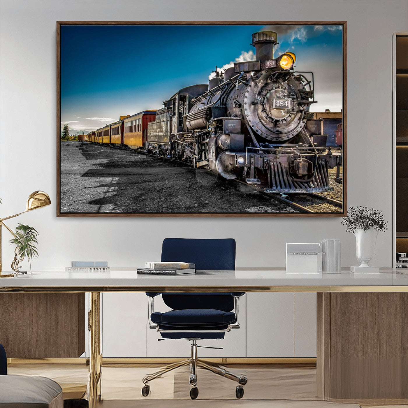 MGV-FC-36X24 - Train Wall Art Canvas Print