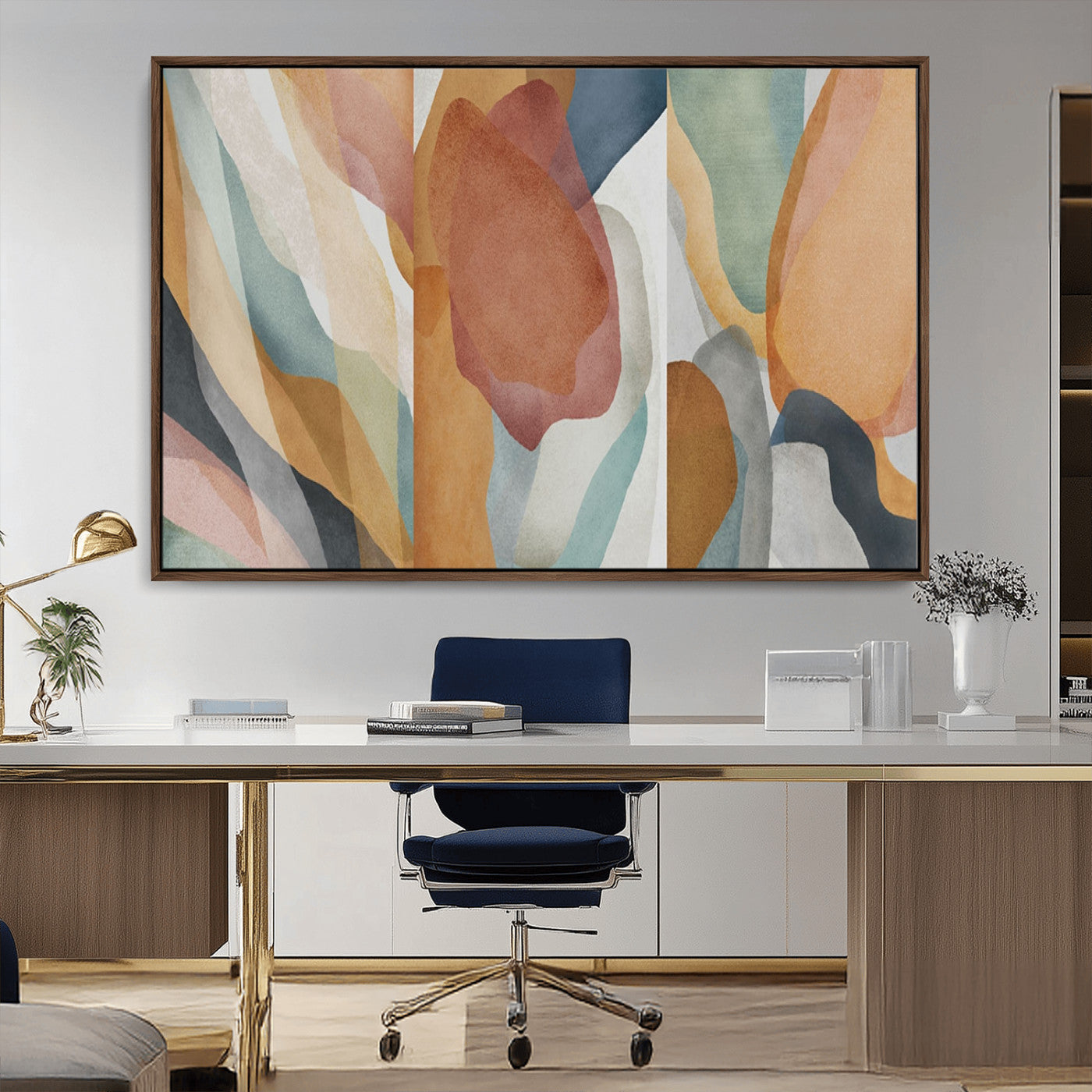 MGV-FC-36X24 - Boho Wall Art Canvas Print Set, Watercolor Boho Wall Art Canvas