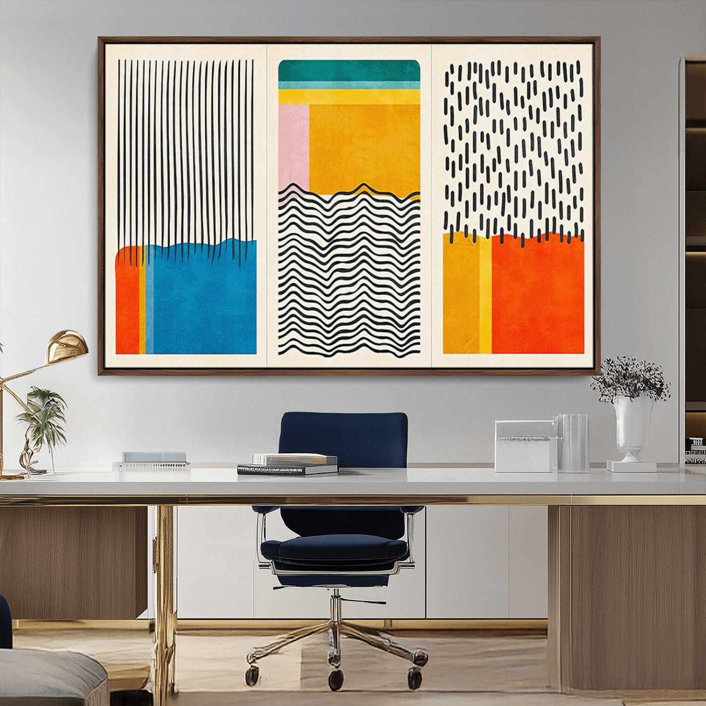 MGV-FC-36X24 - Canvas Print Wall Art Abstract Illustrs Art Boho