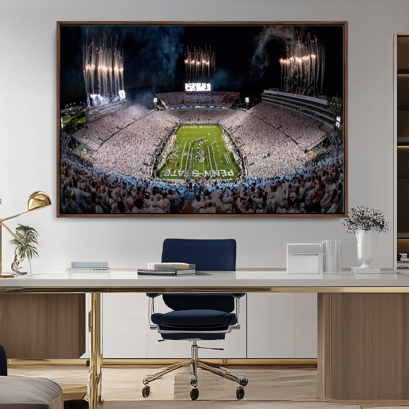 MGV-FC-36X24 - Penn Stadium Football Wall Art Canvas Print, Pennsylvania University Football Stadium