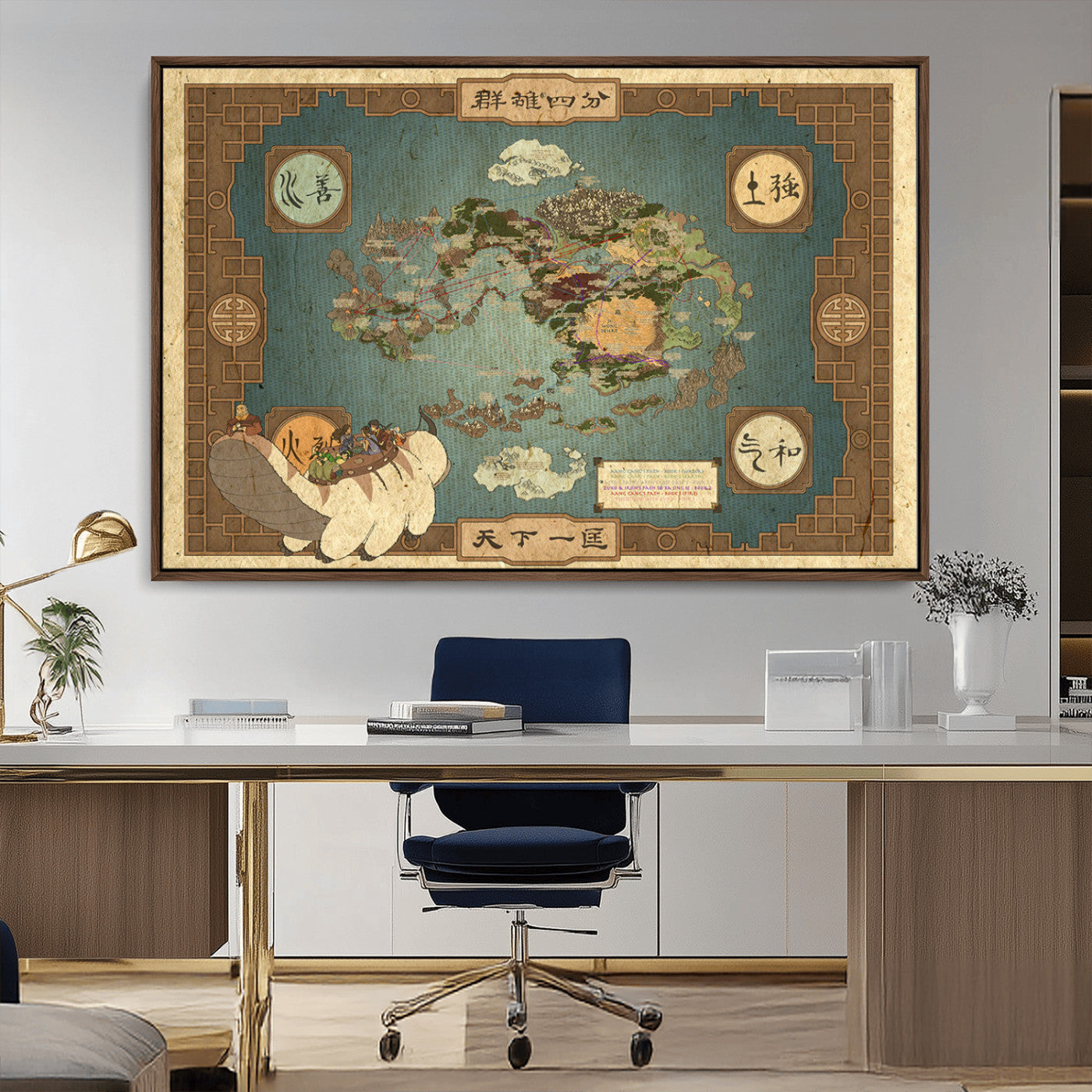 MGV-FC-36X24 - Push Pin World Map Canvas Print – Framed Wall Art for Couples to Track Their Travels – Anniversary