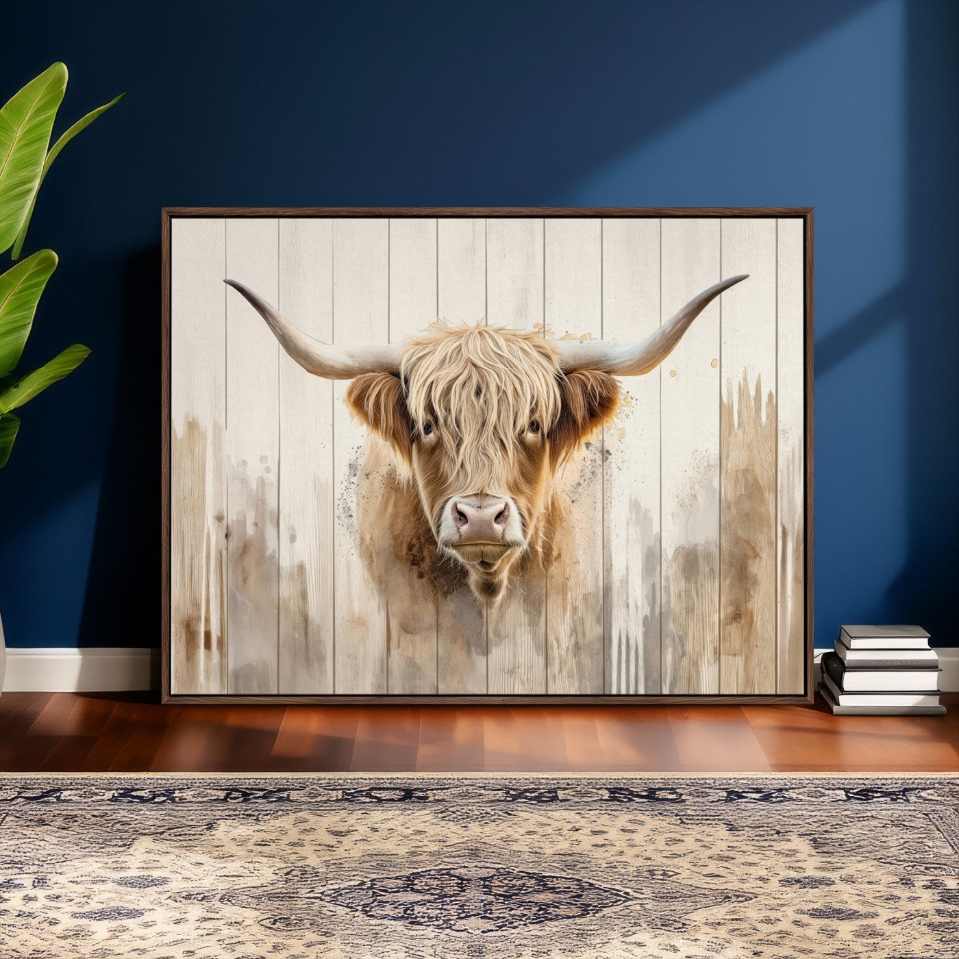 83059-MGV-CV-36X24 - Vibrant Autumn Landscape Canvas Wall Art - Fall Foliage and Mountain View Print for Home, Farmhouse, and Cozy Cabin Decor, Ready to Hang