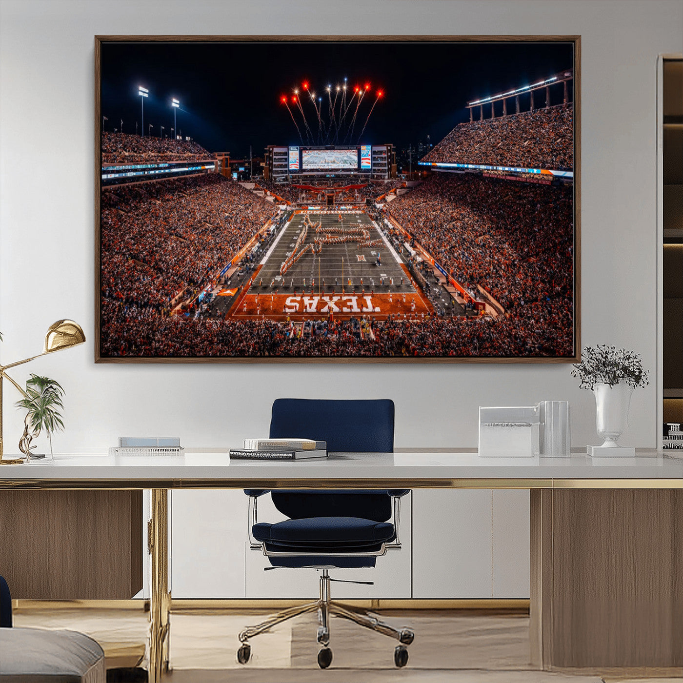 MGV-FC-36X24 - Texas Memorial Stadium Wall Art Canvas Print