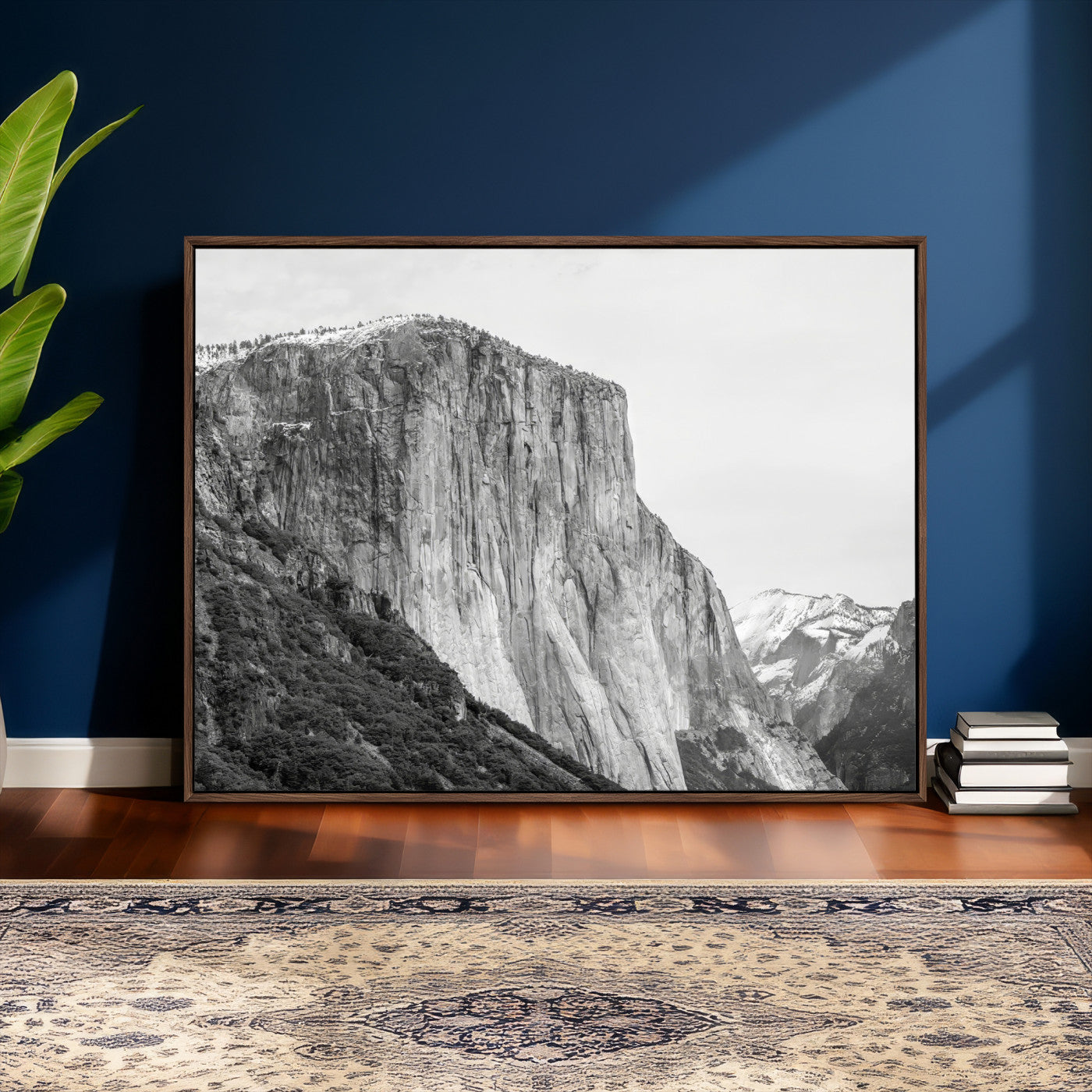 39393420-MGV-CV-36X24 - El Capitan Yosemite Mountain Wall Art – Yosemite Cliff Canvas Print, Rugged Terrain and Timeless Wilderness Decor for Office, Living Room or Cabin