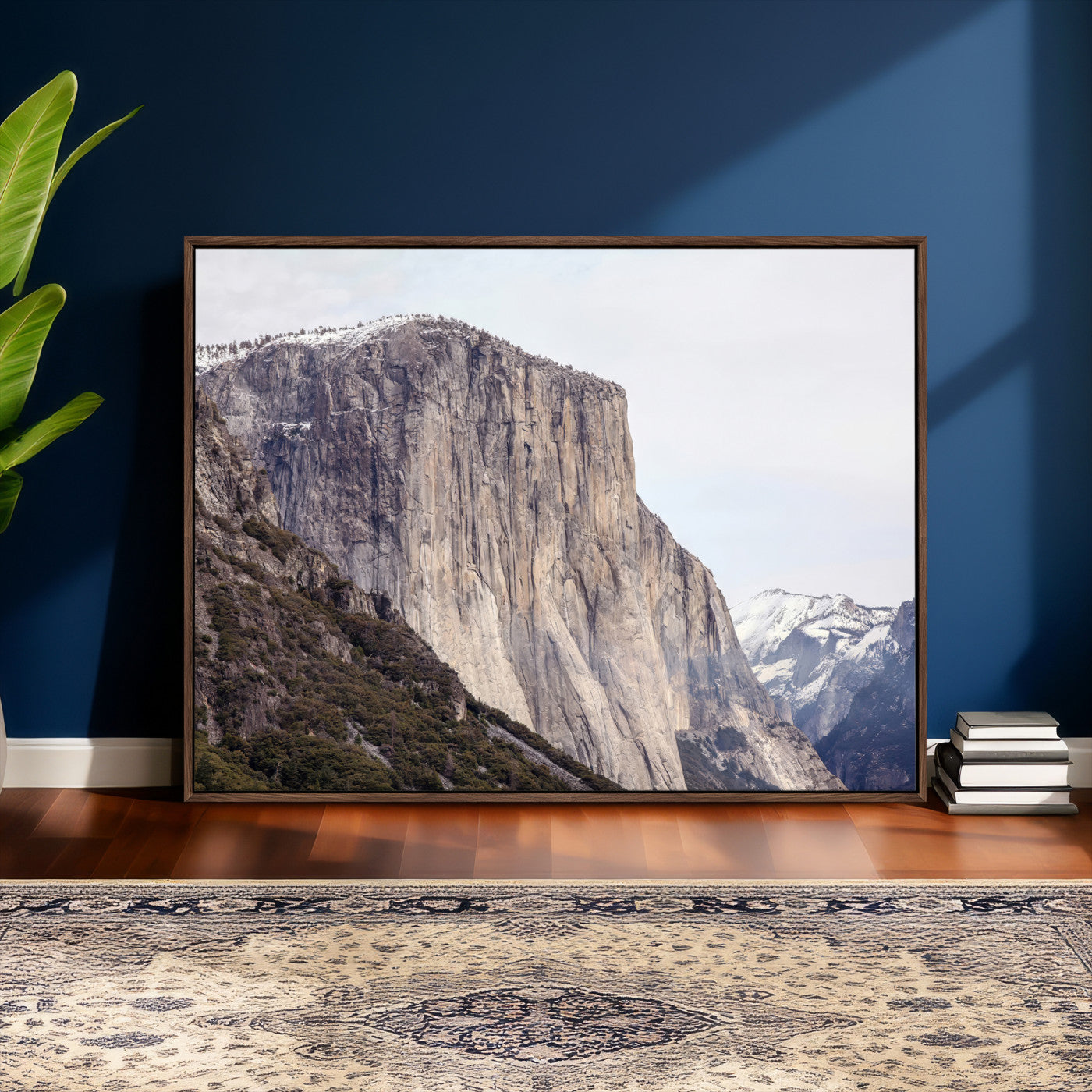 74506434-MGV-CV-36X24 - El Capitan Yosemite Mountain Wall Art – Yosemite Cliff Canvas Print, Rugged Terrain and Timeless Wilderness Decor for Office, Living Room or Cabin