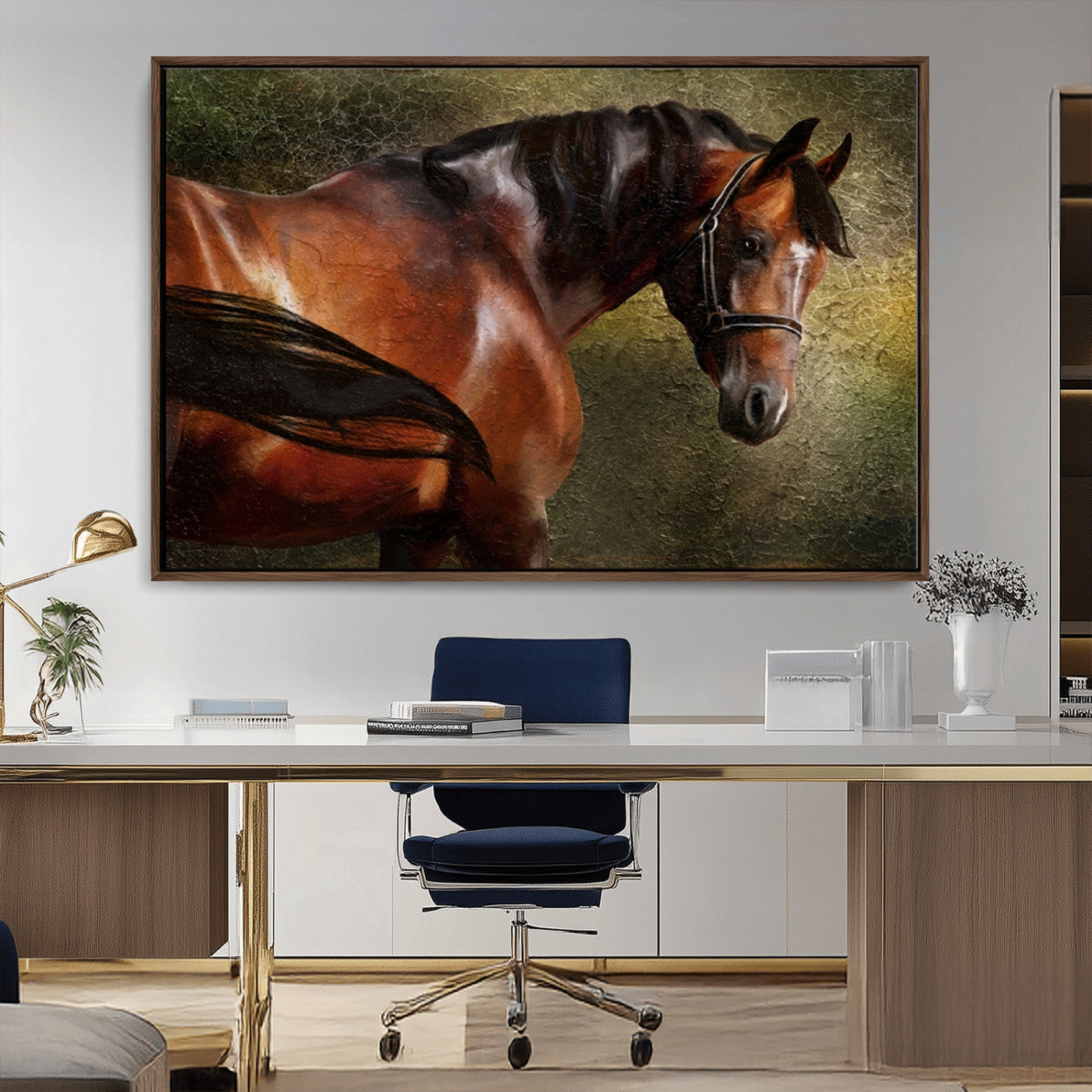 MGV-FC-36X24 - Wild Horses Wall Art Canvas Print