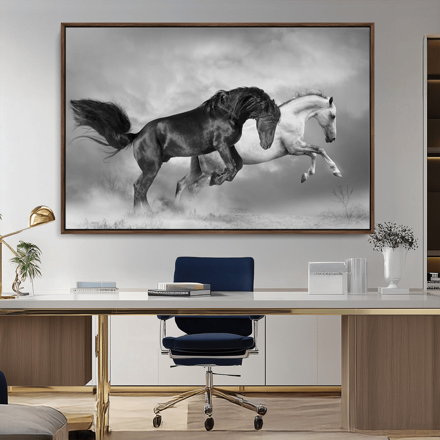 MGV-FC-36X24 - Wild Horses Wall Art Canvas Print