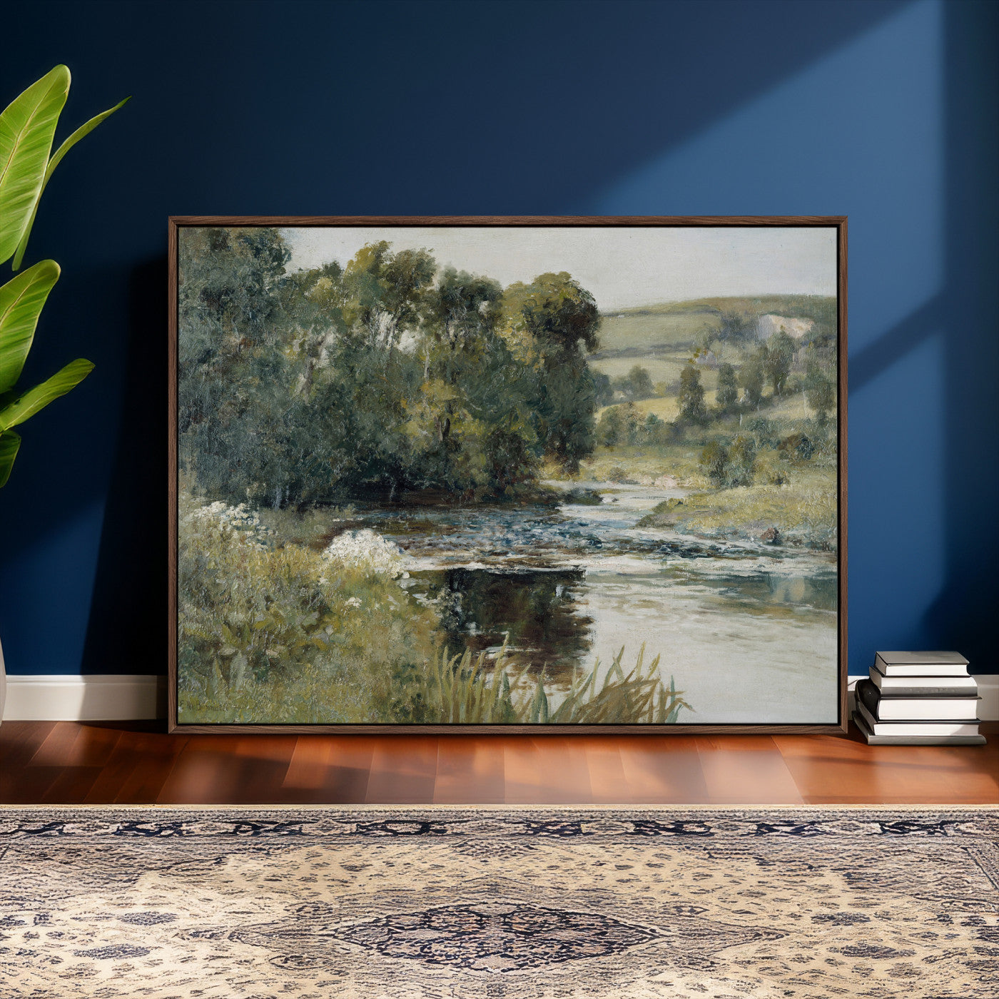 63256010-MGV-CV-36X24 - Edward Mitchell Bannister Streamside Wall Art Canvas Print