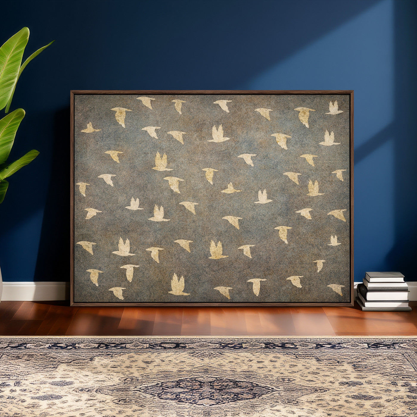 20532514-MGV-CV-36X24 - Abstract Birds Wall Art Canvas Print