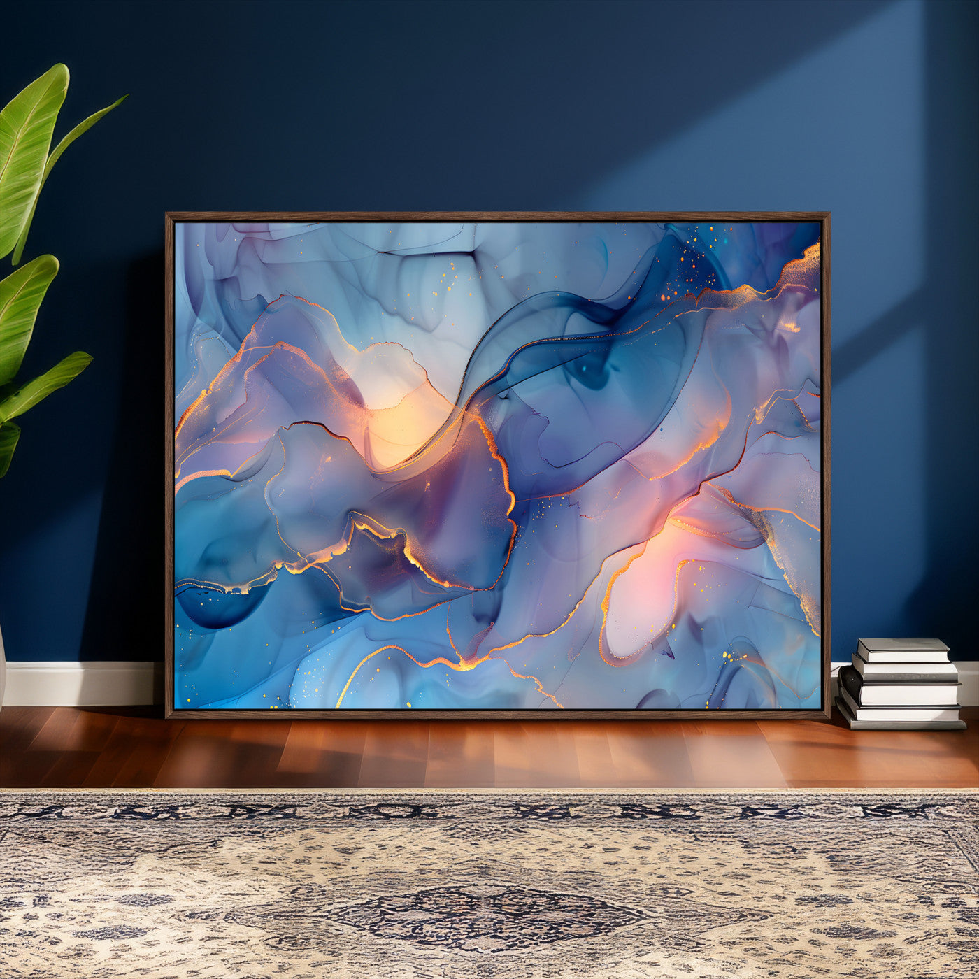 13710509-MGV-CV-36X24 - Colorful Abstract Canvas Wall Art Print, Vibrant Popup Color Art Print