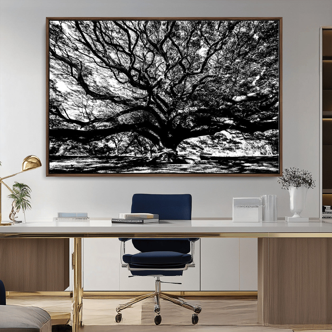 MGV-FC-36X24 - Mighty Angel Oak Wall Art | Angel Oak Tree Art Print