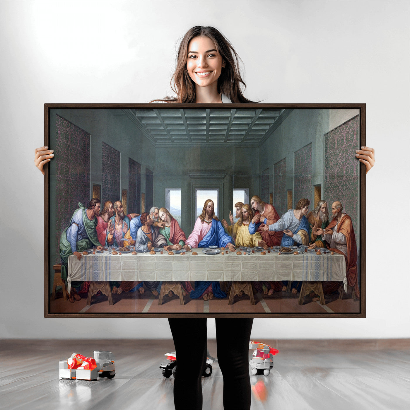 30401-MGV-CV-36X24-The Last Supper Multi Panel Canvas Wall Art