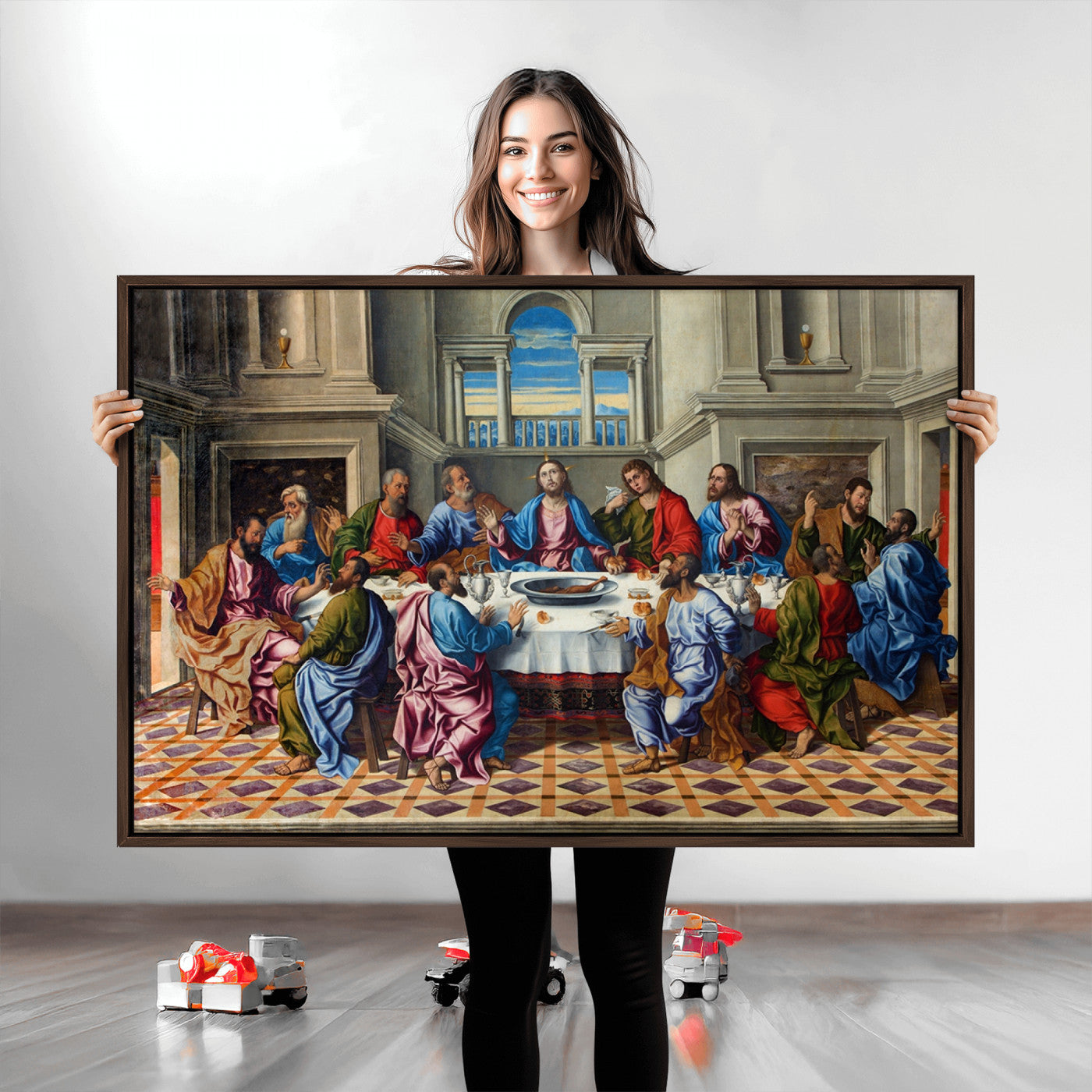 18691-MGV-CV-36X24-The Last Supper Multi Panel Canvas Wall Art