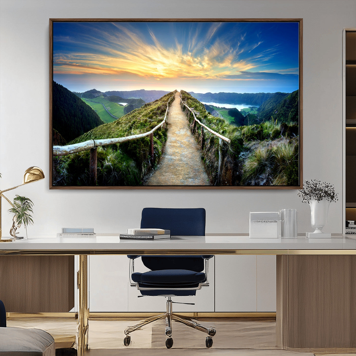 MGV-FC-36X24 - Mountain Landscape Wall Art Canvas Print