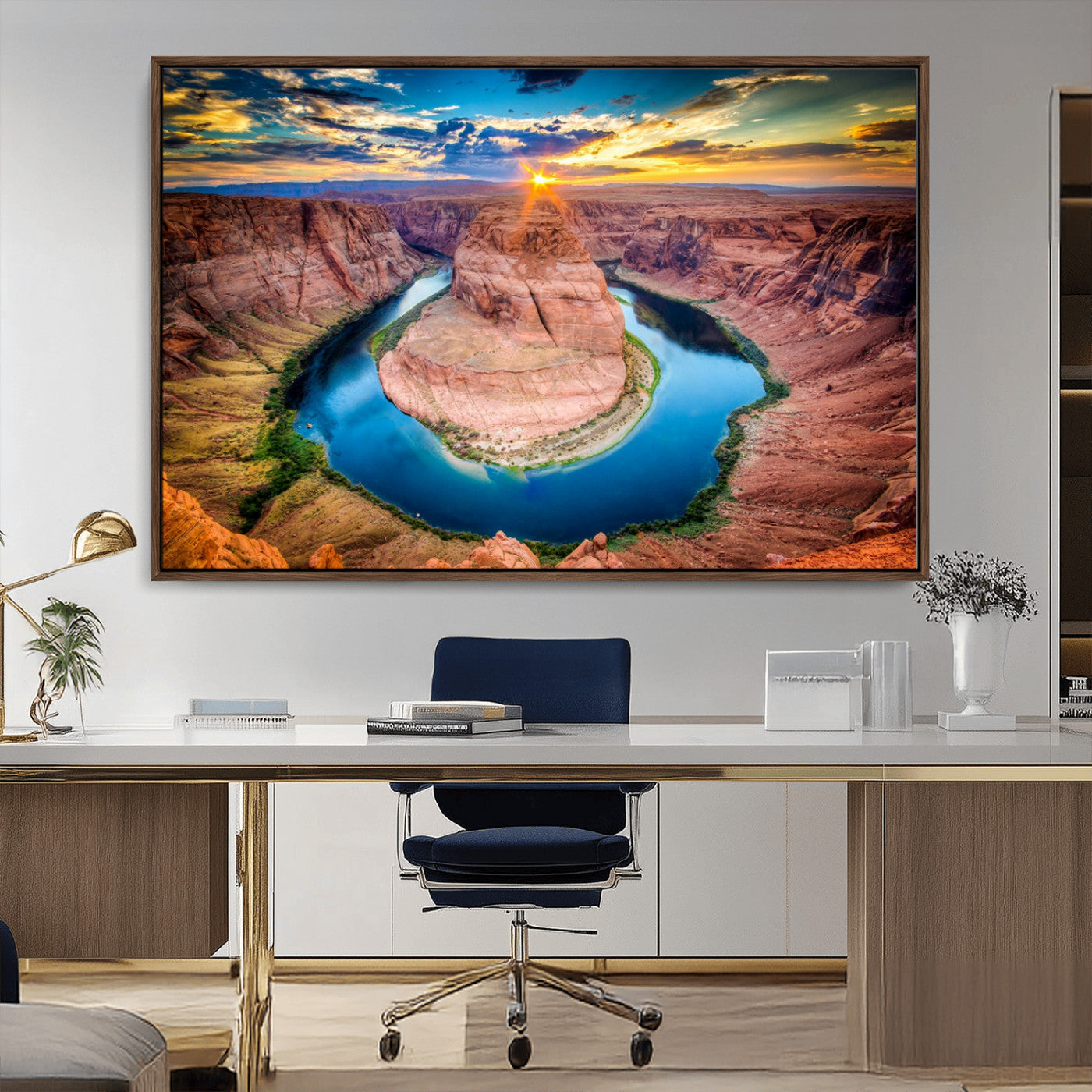 -Grand Canyon Wall Art Canvas Print