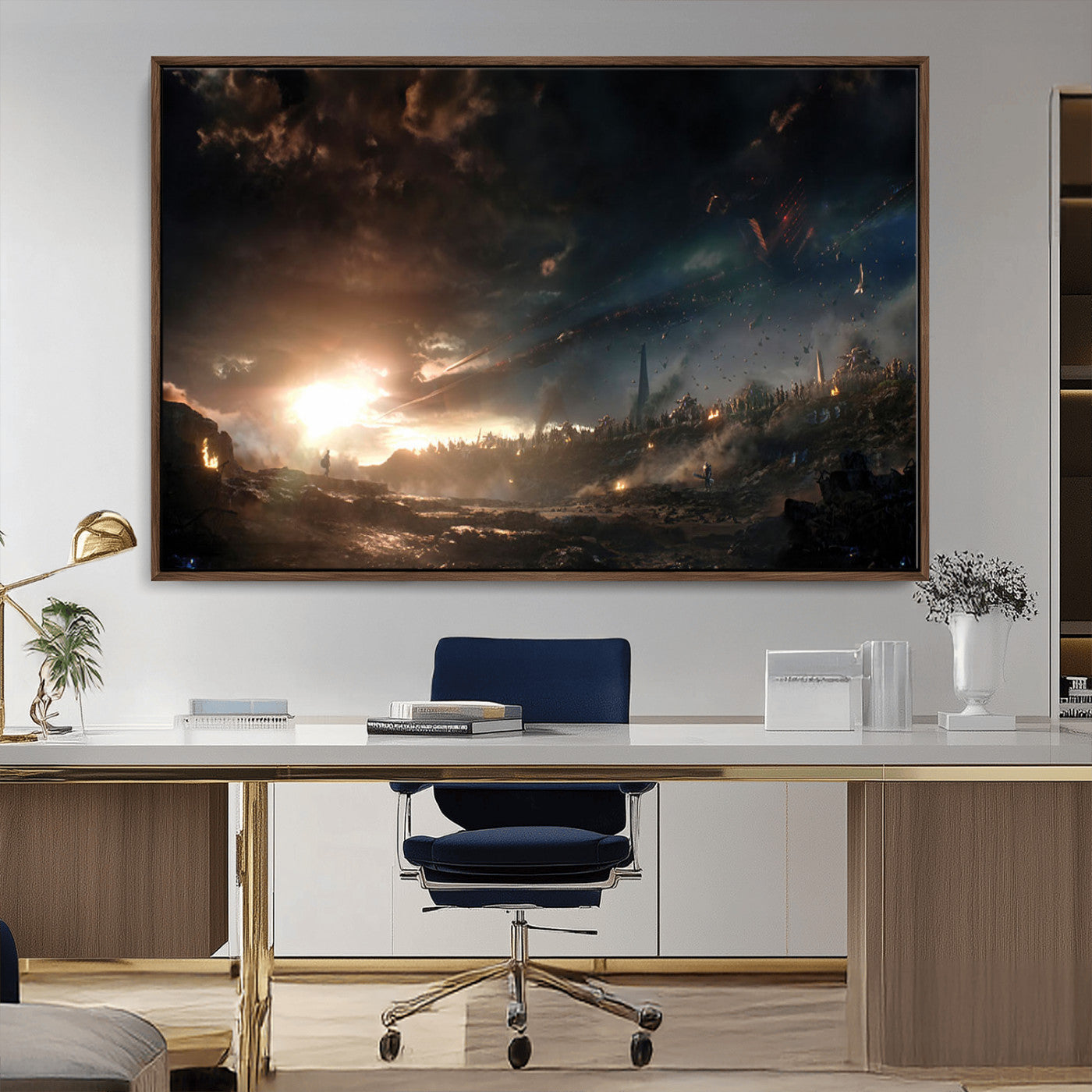 MGV-FC-36X24 - Avengers Planet Wall Art Canvas Print