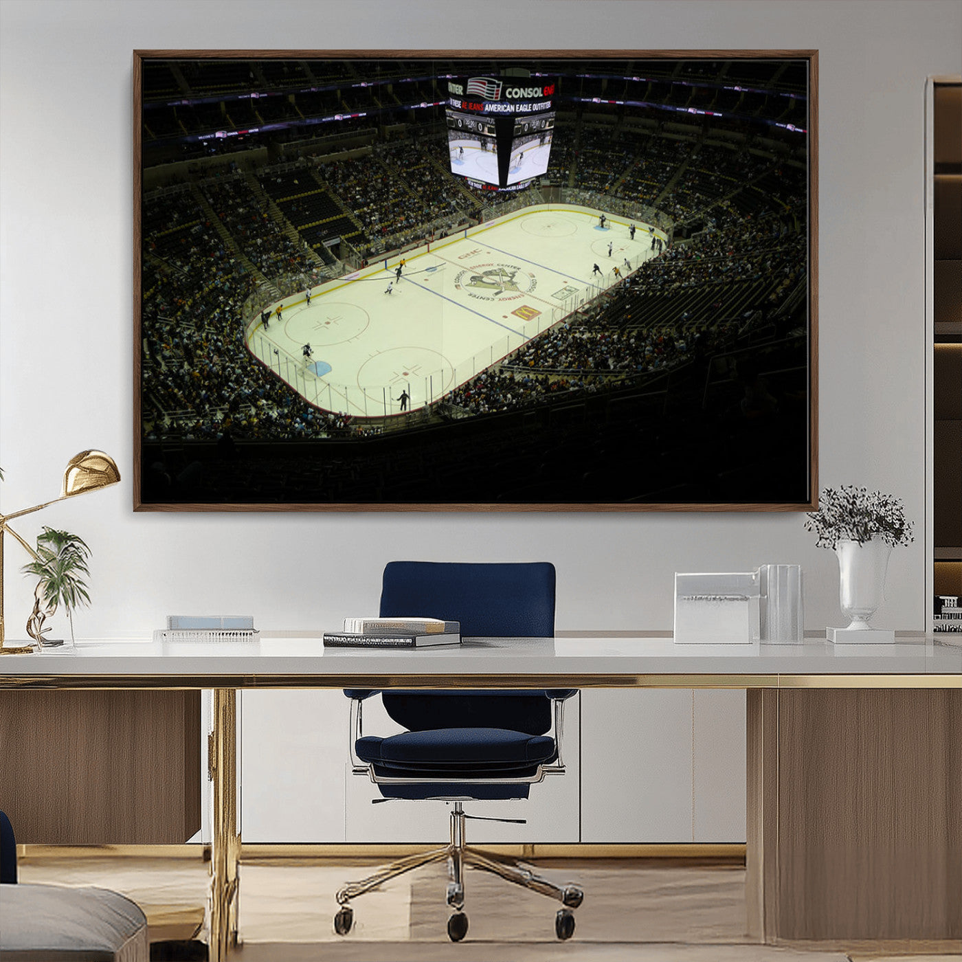 MGV-FC-36X24 - PPG Paints Arena Pennsylvania Pittsburgh Penguins Hockey Stadium Canvas, Pennsylvania Pittsburgh