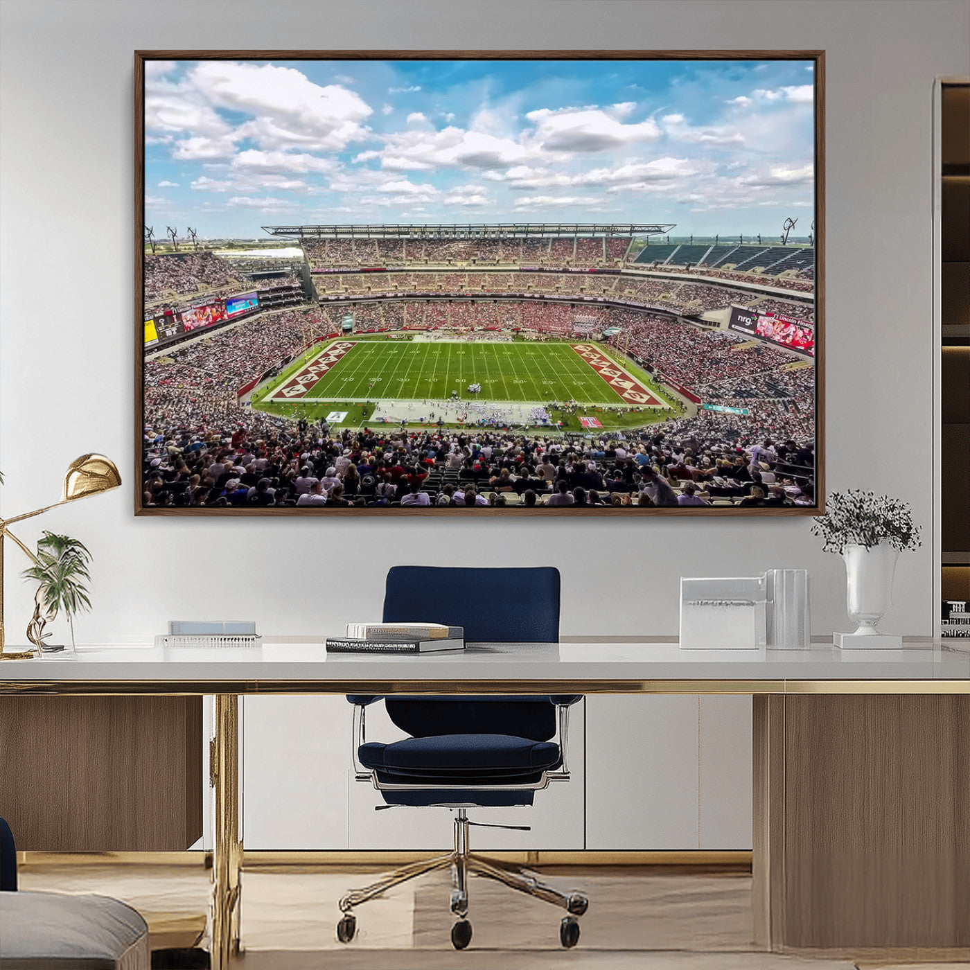 MGV-FC-36X24 - The Temple University Owls Athletics Team Print - Philadelphia Lincoln Financial Field Stadium Wall