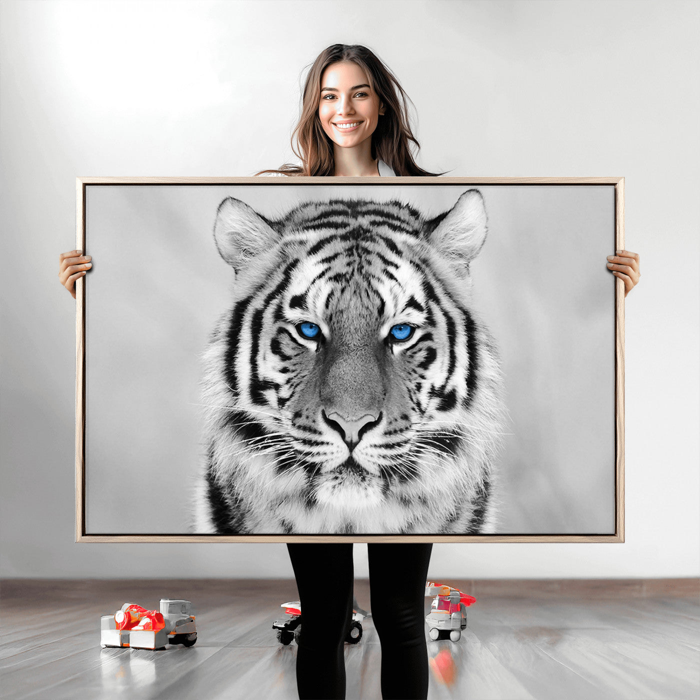 46396-MGV-CV-36X24-Tiger Canvas Artwork Wall Art Print