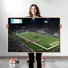 81740-MGV-CV-36X24-UAB Blazers Football Team Print - Birmingham Protective Stadium Wall Art Canvas Print