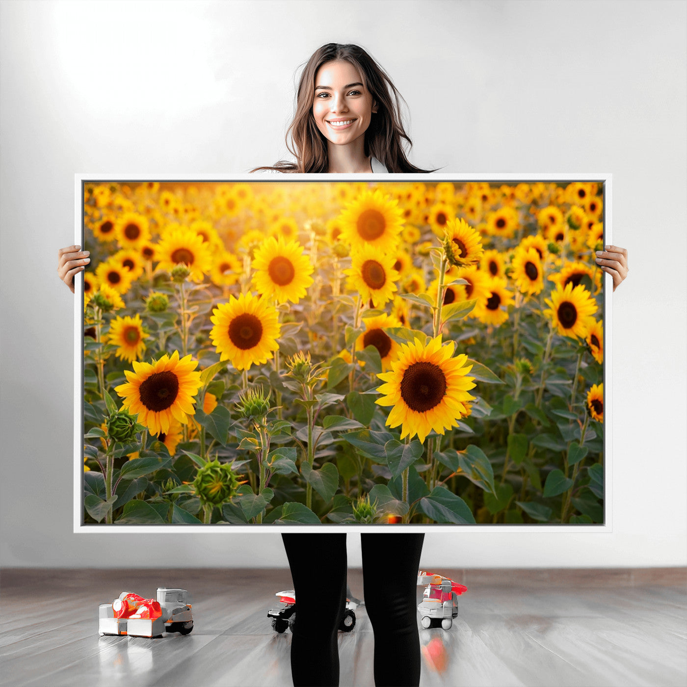 53685-MGV-CV-36X24-Sunflower Sunshine Wall Art Canvas Print